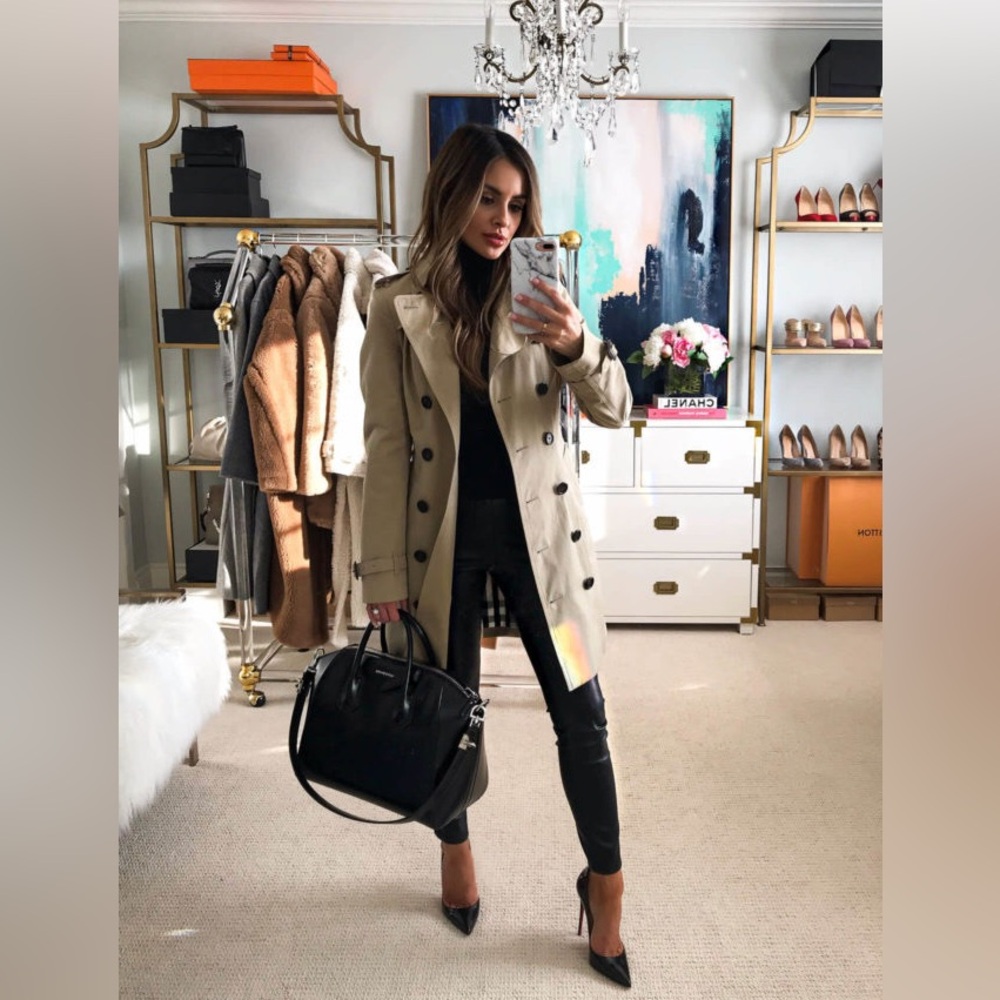 Burberry Tan Double-Breasted Coat